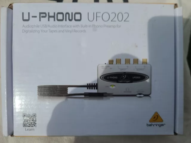 Behringer U-PHONO UFO202 Audio Interface
