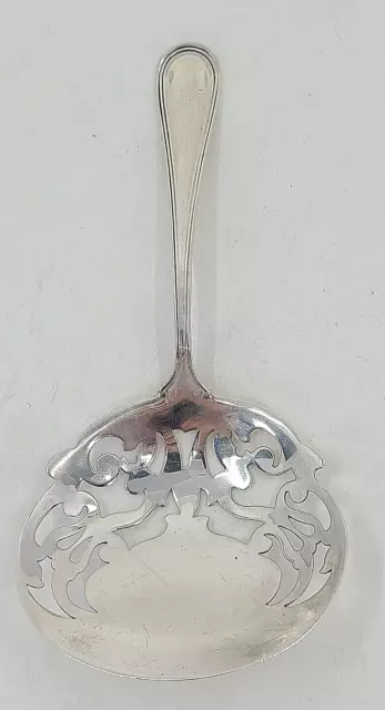 Watson Commonwealth Sterling Silver Pierced BonBon Spoon 1908 No Mono