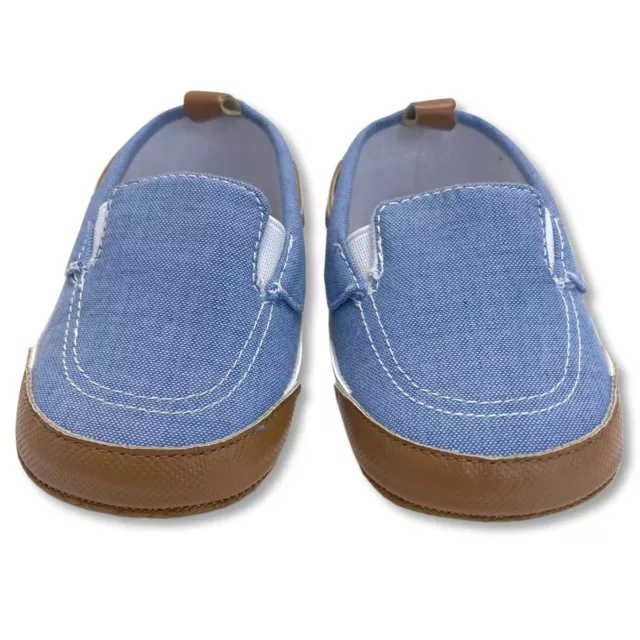 Baby Boys' Crib Shoes - Cat & Jack Blue 3-6M.