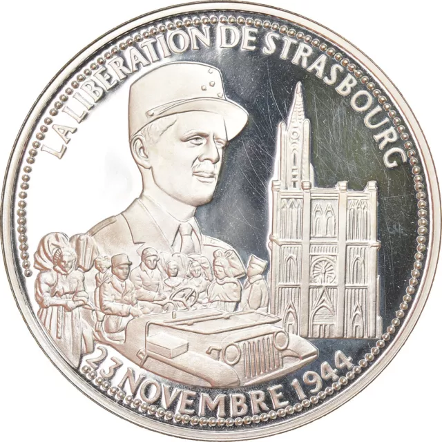 [#6337] France, Médaille, La Libération de Strasbourg, Politics, Society, War, F