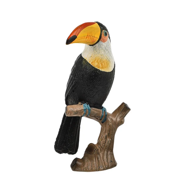 Simulation Tukan Figur Modell Spielzeug Kreative Desktop Ornamente Sammlung