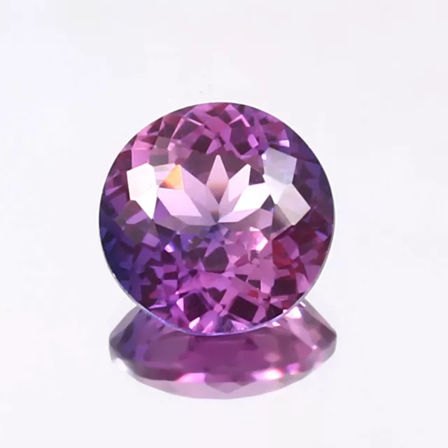 AAA Quality Natural Ceylon Purple Pink Sapphire Loose Gemstone Round Cut 9x9 MM