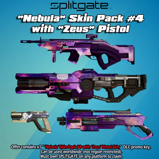 Splitgate - Invictus Skin Pack [Guardian, Portal Gun, Jetpack] (ALL  Platforms)