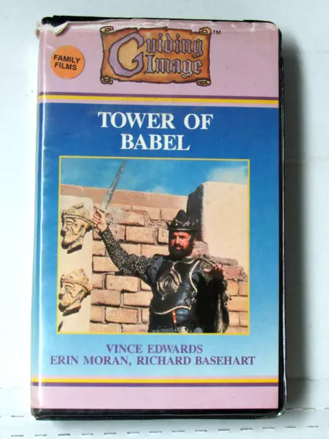 Tower Of Babel (Vhs 1978) Guiding Image Heroes Bible, Vince Edwards, Erin Moran
