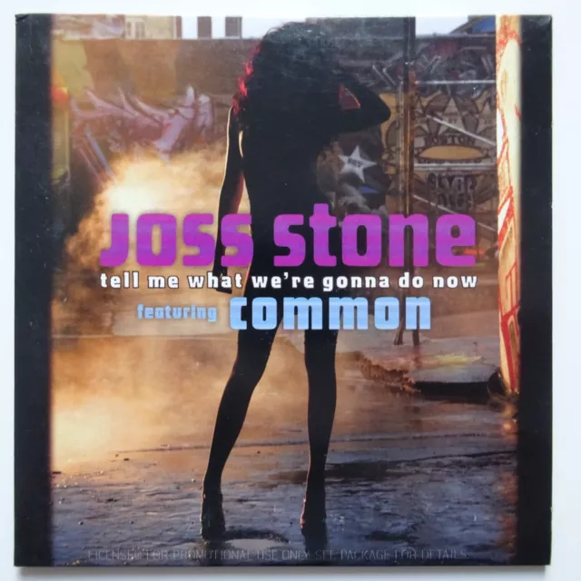 JOSS STONE : TELL ME WHAT WE'RE GONNA DO NOW feat. COMMON - [ CD SINGLE PROMO ]