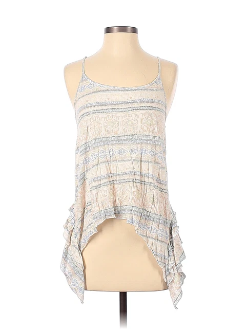 Hurley Women White Sleeveless Blouse S