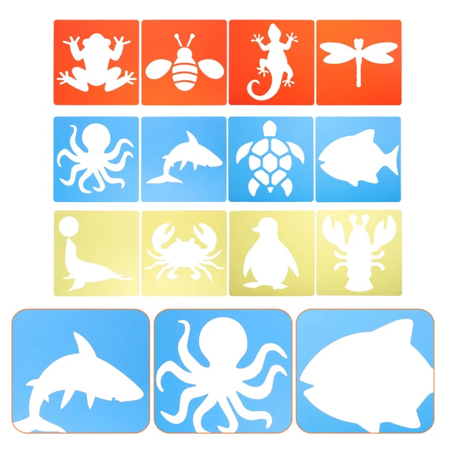 Animal Drawing Template School DIY Projects Tools Ocean Life Stencils