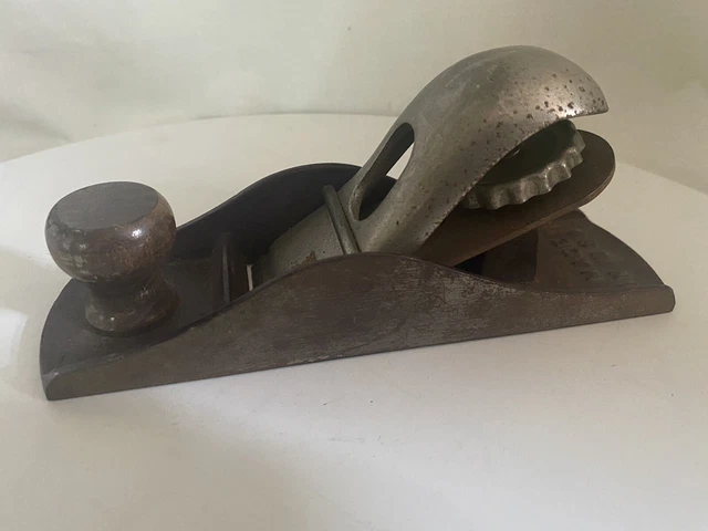 vintage block hand plane tool  stanley usa
