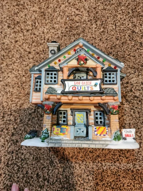 Log Cabin Quilts 15584 Lemax Vail Village Christmas