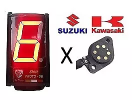 Contamarce 2.3" per cambio  motore SUZUKI Kawasaki - luminosità regolabile