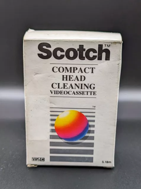 Scotch  Compact Head Cleaning   Vhsc, Ovp