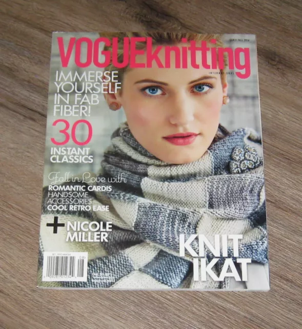 Vogue Knitting magazine Early Fall 2014 patterns Cardigans TOPS Pullovers