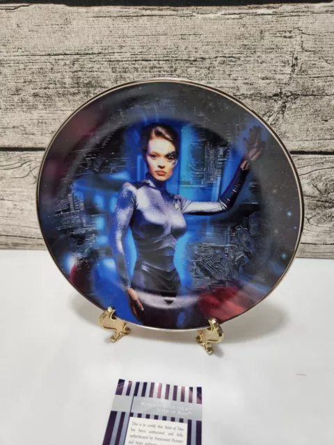 Women Of Star Trek Porcelain Plate "Seven of Nine" Franklin Mint 1998 Paramount