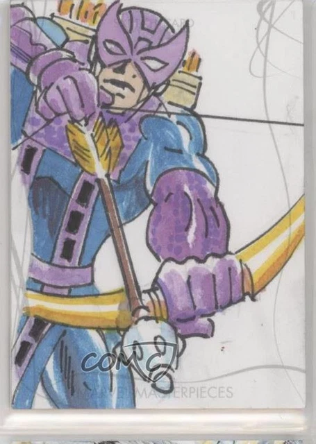 2020 Upper Deck Marvel Masterpieces Sketch Cards 1/1 Al Milgrom Auto Sketch p1l
