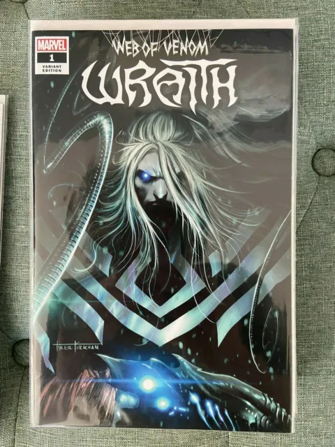 Web of Venom Wraith 1 Tyler Kirkham Illuminati Exclusive Trade Variant NM