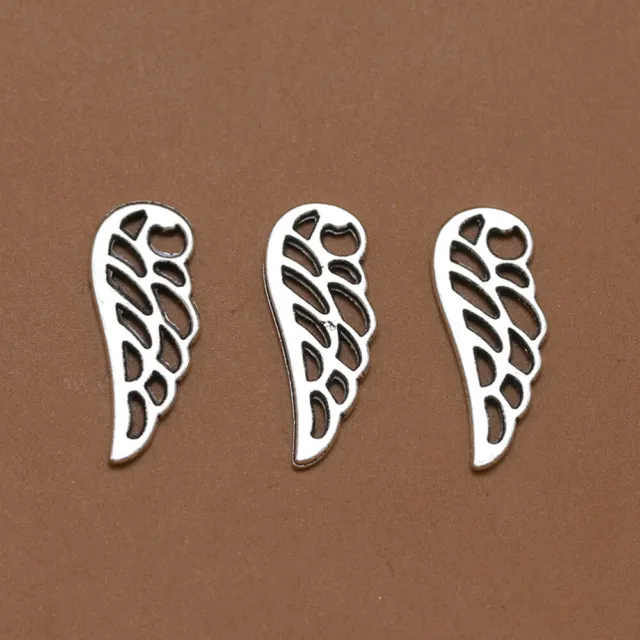 20pcs Alloy Hollow out Wing Pendants Charms DIY Jewelry Making Accessory for