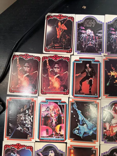 KISS AUCOIN MGT 1978 Trading Cards Lot 2
