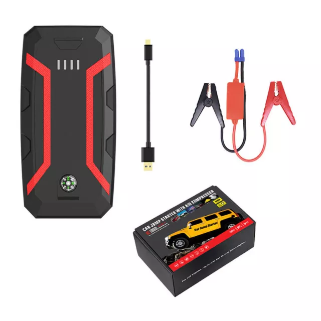 30000mAh Auto KFZ Starthilfe Jump Starter 12V Ladegerät Booster  PKW Power Bank