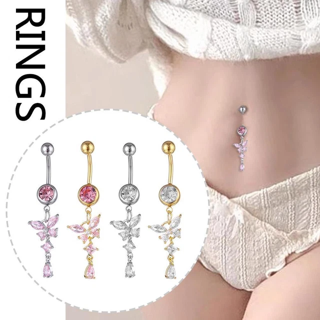 Butterfly Pendant Bellybutton Sexy Bellybutton Ring Body Piercing Jewelry Lot M2