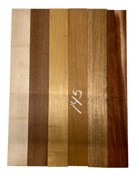 6 Pack, Multispecies Thin stock lumbers-Board Blocks  24"x3"x1/4" #145