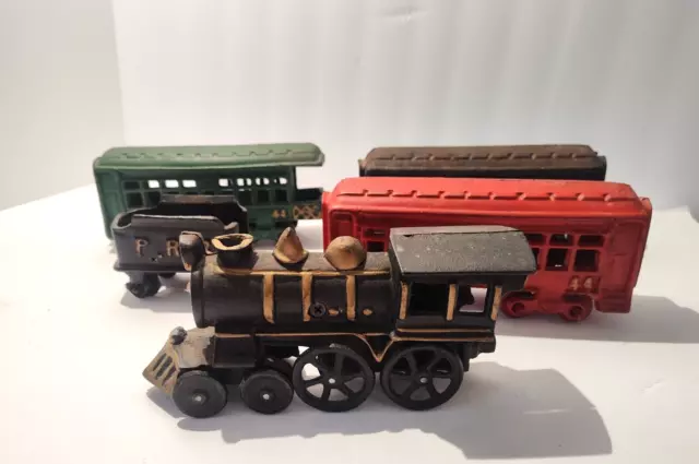 Cast iron train sales set washington 44