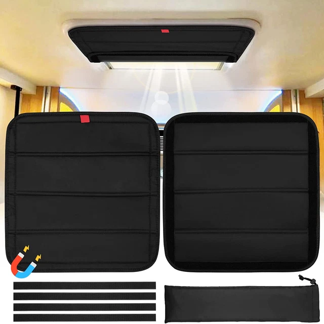 RV Day Curtain Ventilation Window Cover Sunshade Shade Block Camping Trailer