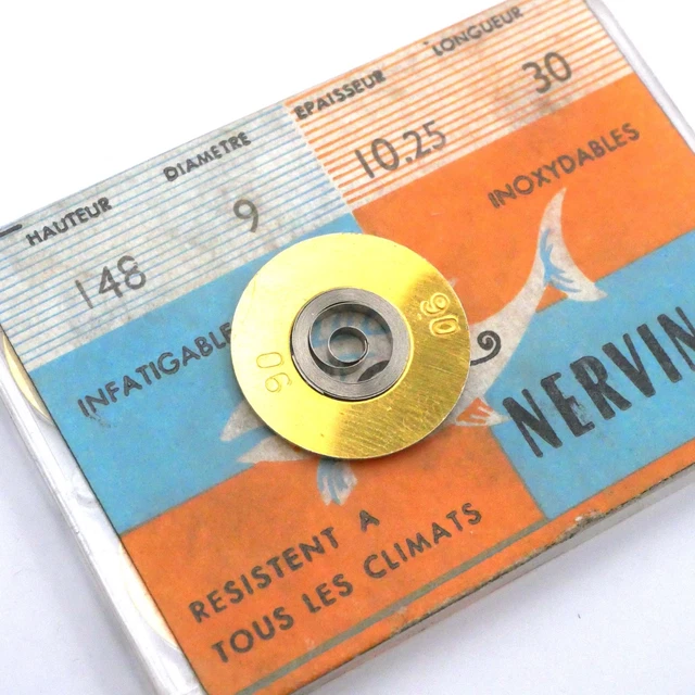 Ressort De Barillet 770 Pour Montres - Hauteur 1mm, Diamètre 12mm, Ancien Stock Tena Butty