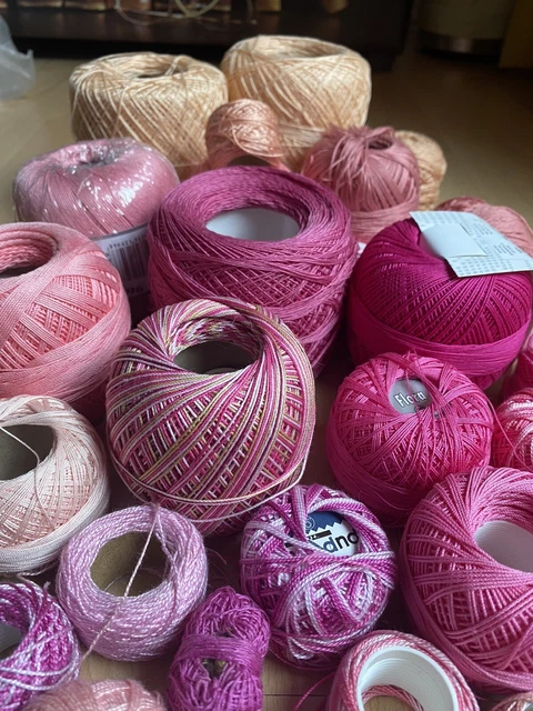 Häckel baumwolle garn paket Rosa