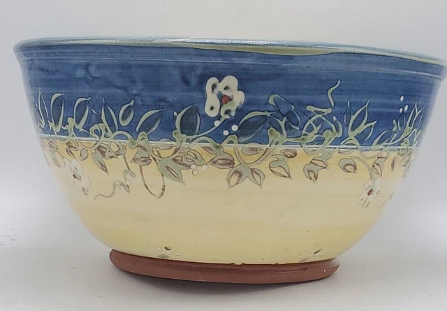 T Comme Terre De Provence Large Heavy Bowl 11-1/2" Hand Painted 1990