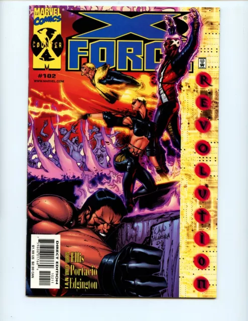 X-Force #102 Comic Book 2000 NM Warren Ellis Whilce Portacio Marvel Cannonball