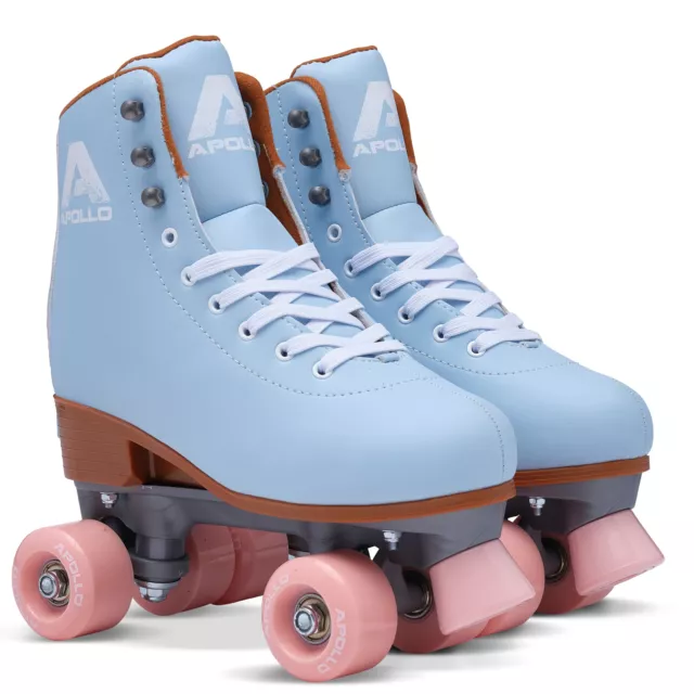 APOLLO Rollschuh Disco Roller Skates Größe  31 - 42 verstellbar Rollerskates