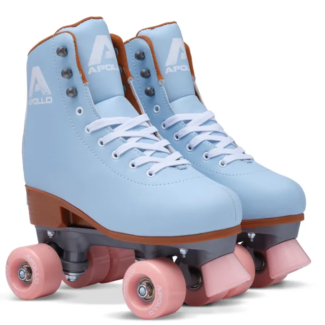 APOLLO Rollschuhe Disco Roller Skates Größe  31 - 42 verstellbar Rollerskates
