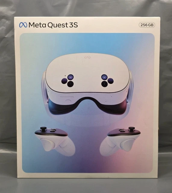 META QUEST 3S All-in-one Mixed Reality Headset - 256GB, White - BRAND ...