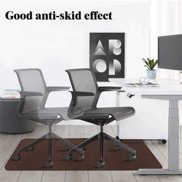 (Shallow Gray)Office Chair Mat For Hardwood Floor Tile Floor Computer Gaming