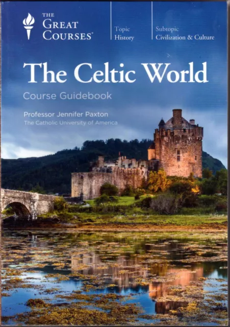 The CELTIC WORLD a GREAT COURSES on 4DVD +GUIDE BOOK of HISTORY Scotland IRELAND