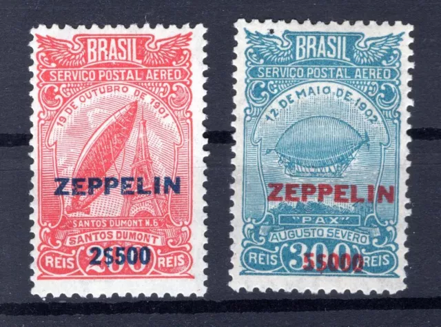 Zeppelin / Poste Aérienne Brésil 366/67 Impeccable MNH Neuf (AA1601