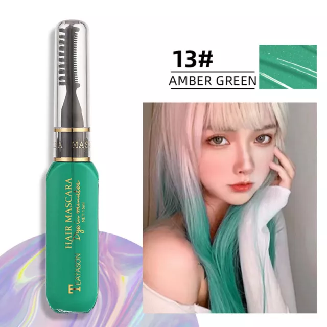 DIY Temporary Colour Hair Dye Mascara Hair Chalk Non-toxic Salon Easy Wash Out @