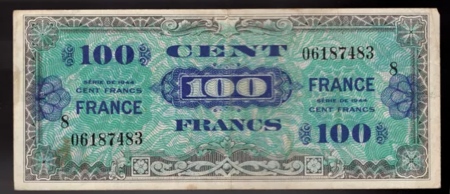 1944 France 1944 Francs Circulated Banknote Pick 123c