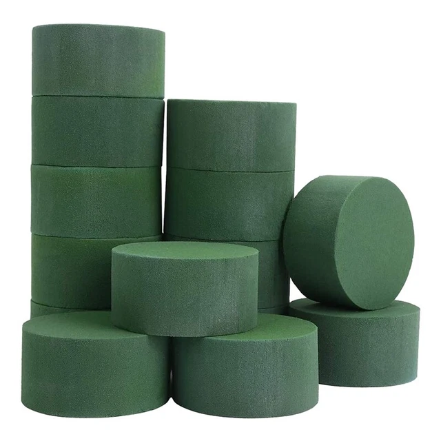 Round Floral Foam Pack of 20,Wet Florist Flower Arrangement Supplies for Cr U4D7
