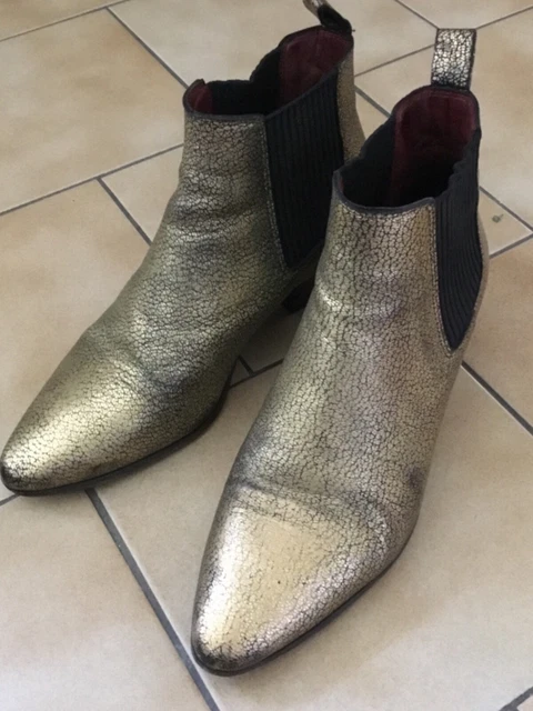 Bottines cuir mordoré MAJE pointure 39 en très bon état.