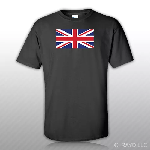 Flag of the United Kingdom British T-Shirt Tee Shirt Free Sticker UK Union Jack