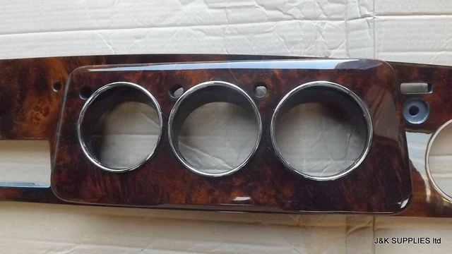 CLASSIC MINI MPI Rhd Dashboard In Burr Walnut - 3 Clock +1 Gauge ...