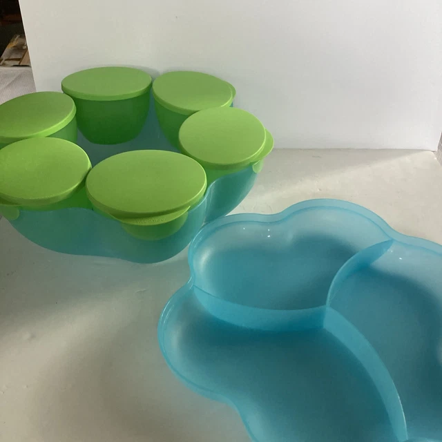 Tupperware Allegra Lot de 2 salières et poivrières Blanc