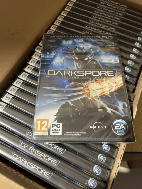 🥰 lot 15 jeux pc dvd rom mac darkspore edition limitée neuf blister revendeur f