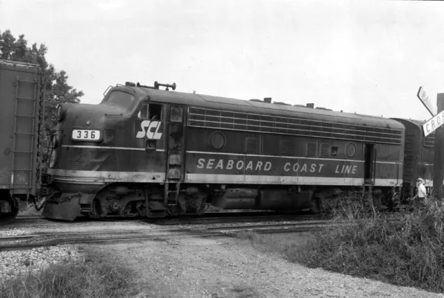 Negative - Seaboard Coast Line Railroad EMD F-3 Diesel Unit No. 336