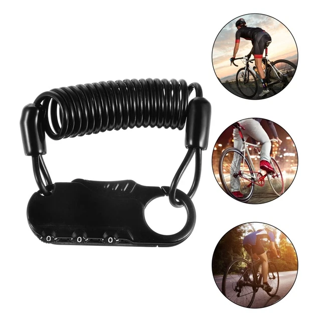 Codice di blocco lucchetto casco universale moschettone robusto lucchetto bicicletta