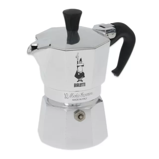 Bialetti Stove Top Coffee Maker Moka Express 2 Cup Espresso Genuine Italian Made