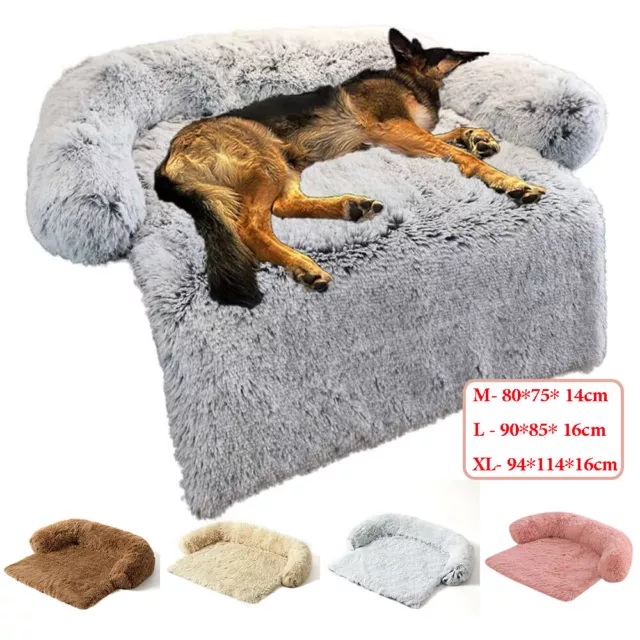 Dog Bed Cat Beds Soft Washable Plush Puppy Cushion Warm Pet Blanket Large Dog