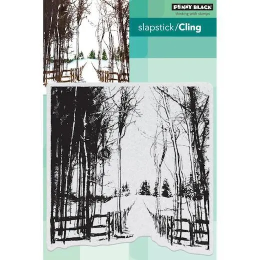 Penny Black Cling Stamp - Snow Trails 40-655