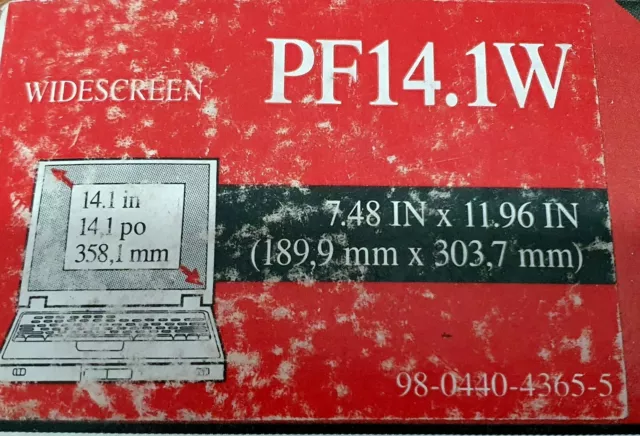 3M PF14.1W Sichtschutzfilter für 14,1 Zoll Breitbild-Laptop LCD-Monitor 2